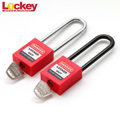 Localização de cadeado de segurança Lockey OEM 76mm Prata longa Peso leve
