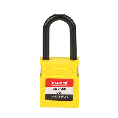 Chain Safety Lock Out Amarelo 38mm Locas personalizadas e chaves a granel