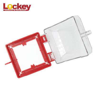 Dispositivos de bloqueio elétrico OEM interruptor de emergência de parede de plástico / bloqueio de botão de pressão